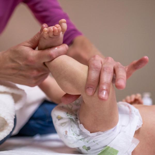 Novorodenecká masáž